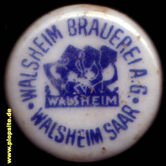 Bügelverschluss aus: Brauerei AG, Walsheim / Saar, Gersheim, Deutschland