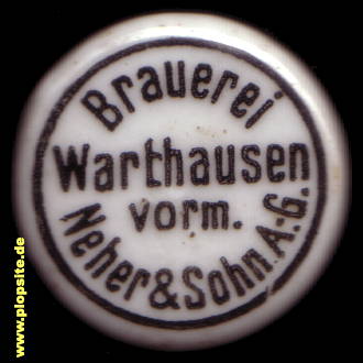 Bügelverschluss aus: Brauerie, vormals Neher & Sohn AG, Warthausen, Deutschland