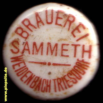 BŸügelverschluss aus: Brauerei Sammeth, Weidenbach - Triesdorf, Deutschland