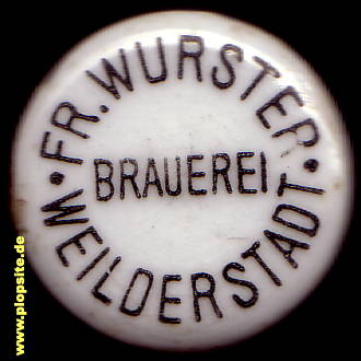 BŸügelverschluss aus: Brauerei zum Ochsen, Fritz Wurster, Weilderstadt, Weil der Stadt, Deutschland