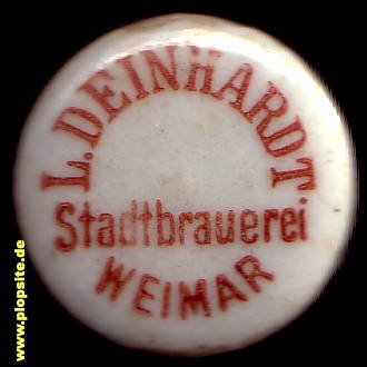 Bügelverschluss aus: Stadtbrauerei L. Deinhardt, Weimar, Deutschland