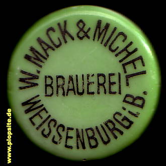 Bügelverschluss aus: Brauerei Mack & Michel, Weißenburg, Weißenburg i.Bay., Deutschland