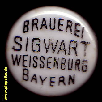 Bügelverschluss aus: Brauerei Sigwart, Weißenburg, Weißenburg i.Bay., Deutschland