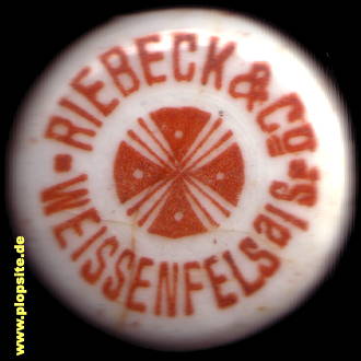 Bügelverschluss aus: Brauerei Riebeck & Co, Weißenfels, Deutschland