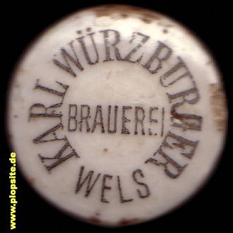 Bügelverschluss aus: Brauerei Karl Würzburger, Wels, Österreich