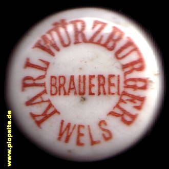 BŸügelverschluss aus: Brauerei Karl Würzburger, Wels, Österreich