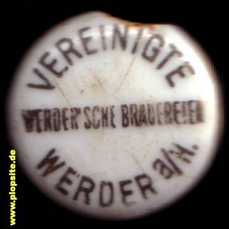 BŸügelverschluss aus: Vereinigte Werder'sche Brauereien AG, Werder / Havel, Deutschland
