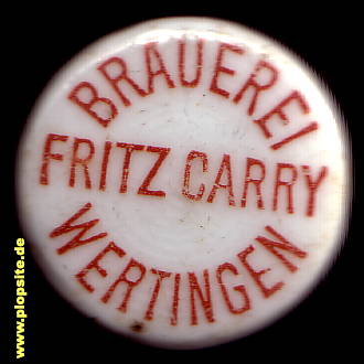 BŸügelverschluss aus: Brauerei Carry, Wertingen, Deutschland