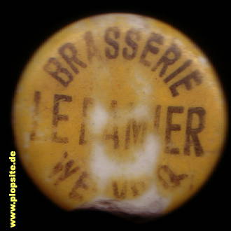 BŸügelverschluss aus: Brasserie le Damier, Leroux et Vanderheyde, Wervicq, Wervik, Belgien