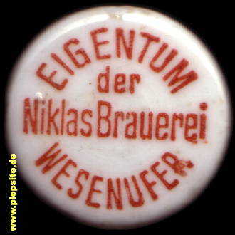 Bügelverschluss aus: Niklas Brauerei, Wesenufer, Wesenurfahr, Österreich