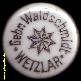 BŸügelverschluss aus: Brauerei Gebrüder Waldschmidt, Wetzlar, Deutschland