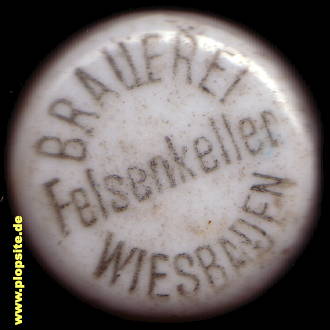 BŸügelverschluss aus: Brauerei Felsenkeller, Wiesbaden, Deutschland