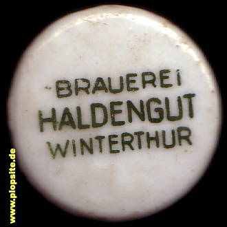 BŸügelverschluss aus: Brauerei Haldengut, Winterthur, Winterthour, Vitudurum, Schweiz