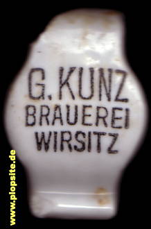 BŸügelverschluss aus: Brauerei Gustav Kunz, Wirsitz, Wyrzysk, Polen