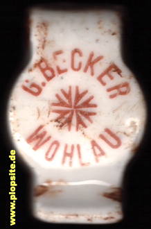 BŸügelverschluss aus: Brauerei G. Becker, Wohlau, Wołów, Polen