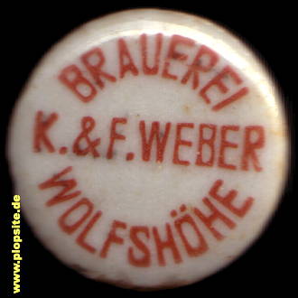 BŸügelverschluss aus: Brauerei Weber  , Wolfshöhe, Neunkirchen am Sand, Deutschland
