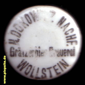 Bügelverschluss aus: N. Dokowicz Nachfahren, Grätzerbier Brauerei, Wollstein, Wolsztyn, Polen