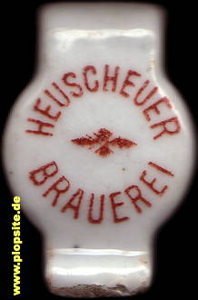 Bügelverschluss aus: Heuscheuer-Brauerei, Wünschelburg, Radków, Hrádek, Radkov, Polen
