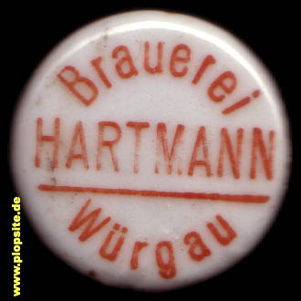 Bügelverschluss aus: Brauerei Hartmann, Würgau, Scheßlitz, Deutschland