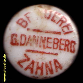 BŸügelverschluss aus: Brauerei G. Danneberg, Zahna, Zahna-Elster, Deutschland