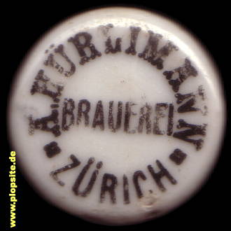 BŸügelverschluss aus: Brauerei Huerliman, Zürich, Zurich, Zurigo, Schweiz